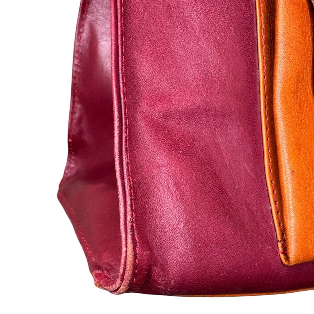 Leaders in Leather Vintage Leather Tote Bag - Picture 3 of 16